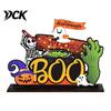 Themed Halloween Room Decorations Tabletop Decor Signs, Pumpkin Ghost Gnome Wood Centerpiece Blocks, Spooky Table Centerpieces Party Tiered