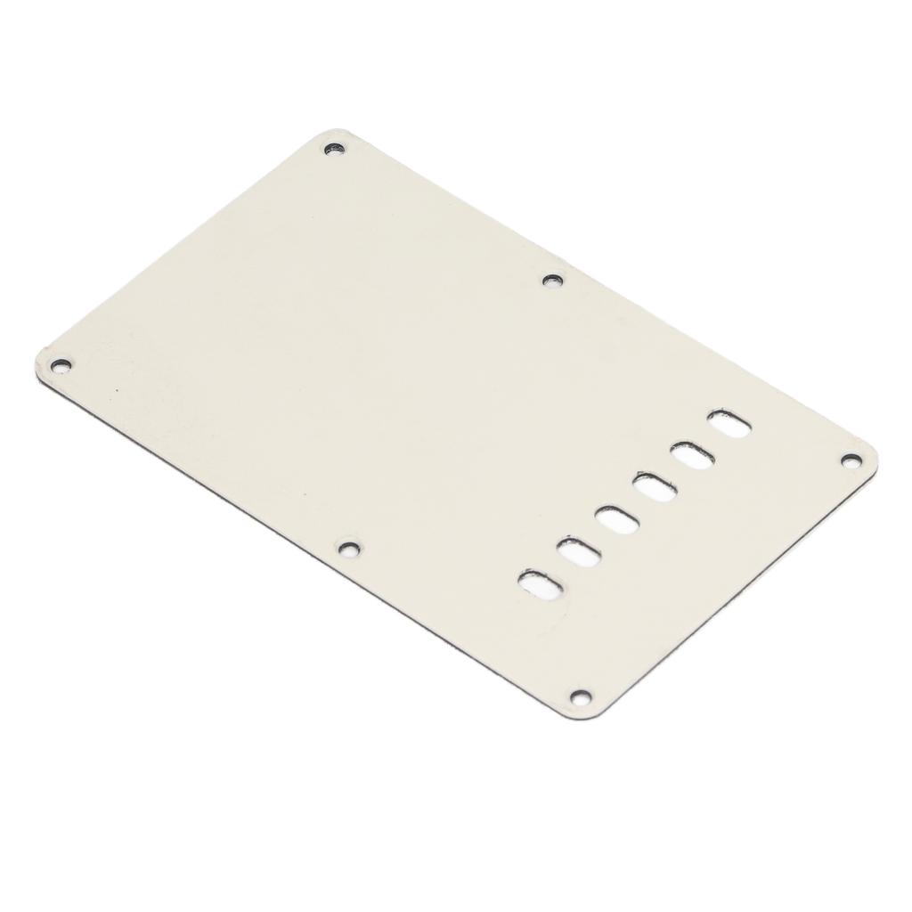 2Pcs Electric Guitar Back Cover Plate 6 Holes Robust Exquisite Looking Guitar Pickguard Backplate