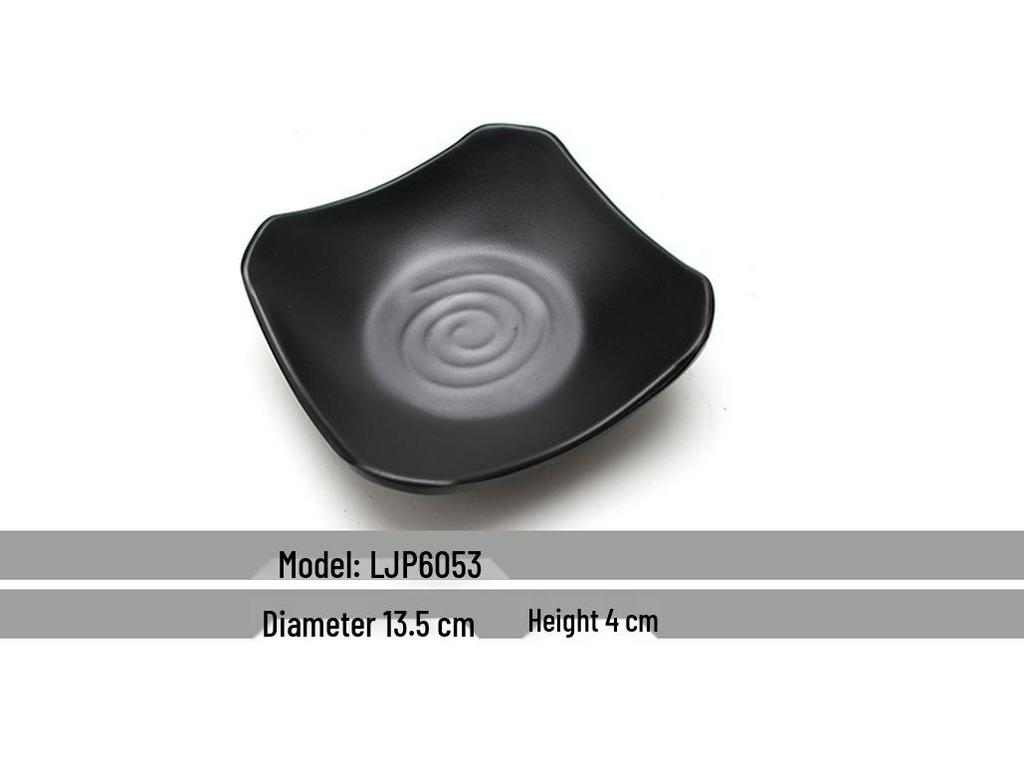 Melamine Plate: Imitation Porcelain Dinner & Snack Plate for Restaurants & Bars