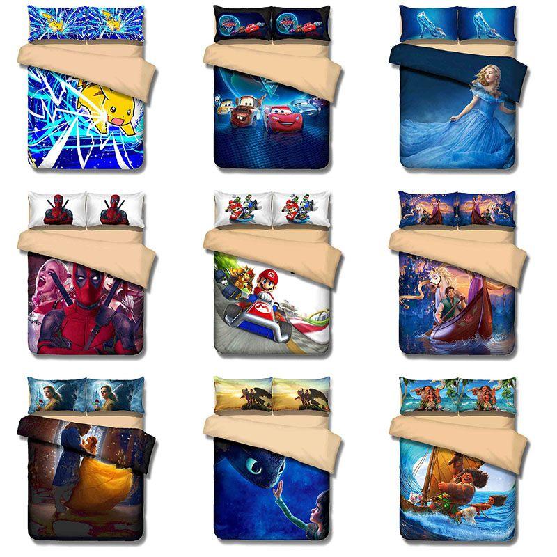 Luxurious 3d Bedding Set Modern Simple Style Polyester Fiber Soft And Durable
