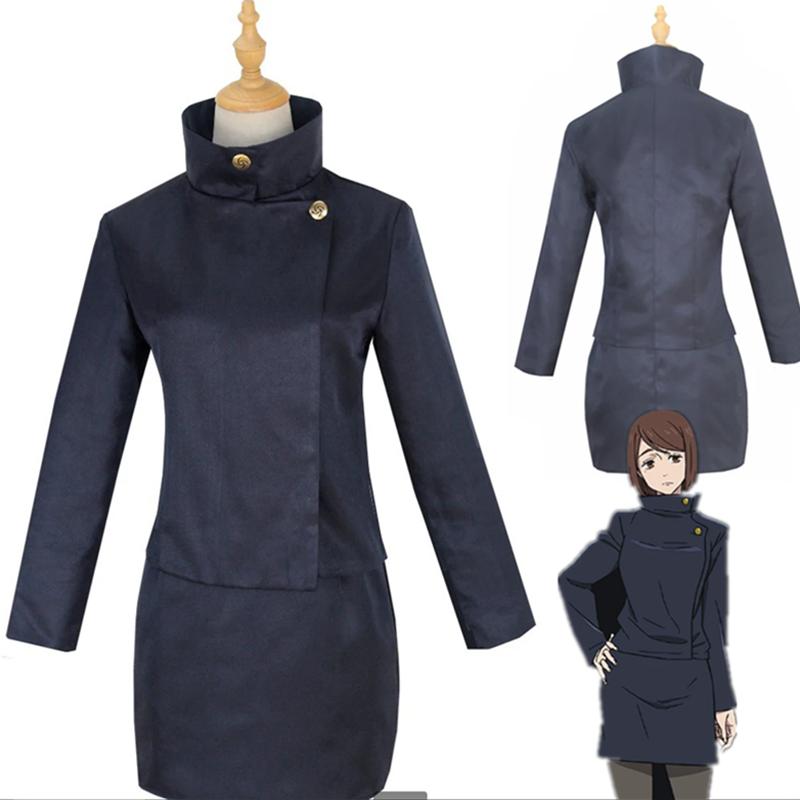 Anime Jujutsu Kaisen Shoko Ieiri Costume Cosplay Vêtements Halloween Jeu de Rôle Ieiri Shōko Robes Uniforme Lycéen Jupe costumes