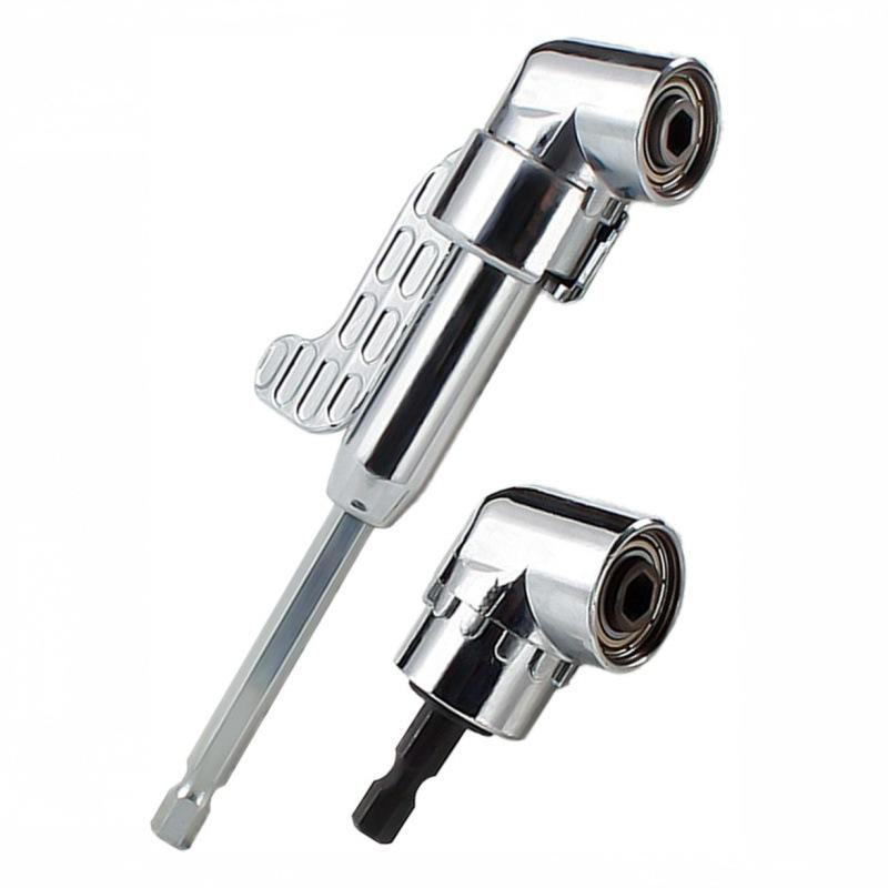 Portable 105° Right Angle Drill Bit Adapter 1/2Pcs Angled Screwdriver for Outdoor Tight Space Repair Work
