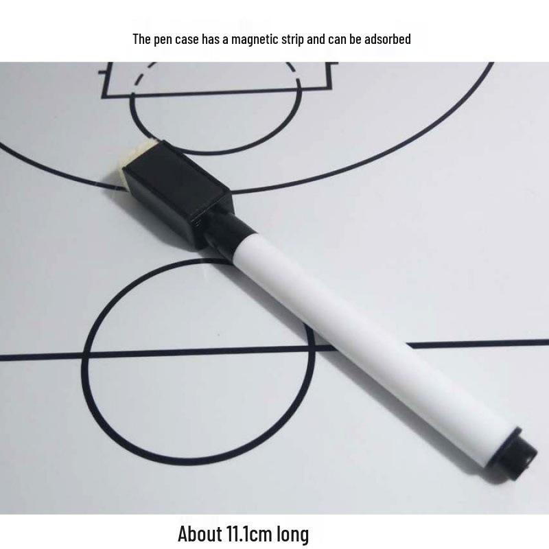 Professional Magnetic Basketball & Football Coach Tactical Board with Numbered Pieces