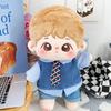 1 set Denim Shorts 20cm Cotton Doll Clothes School Uniform Plush Doll Clothes  Children's Gift