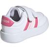 Adidas Breaknet 3.0 Versatile Comfortable Classic Durable Toddler Shoes Baby Shoes White Fusion-Pink Clear-Pink JS3676