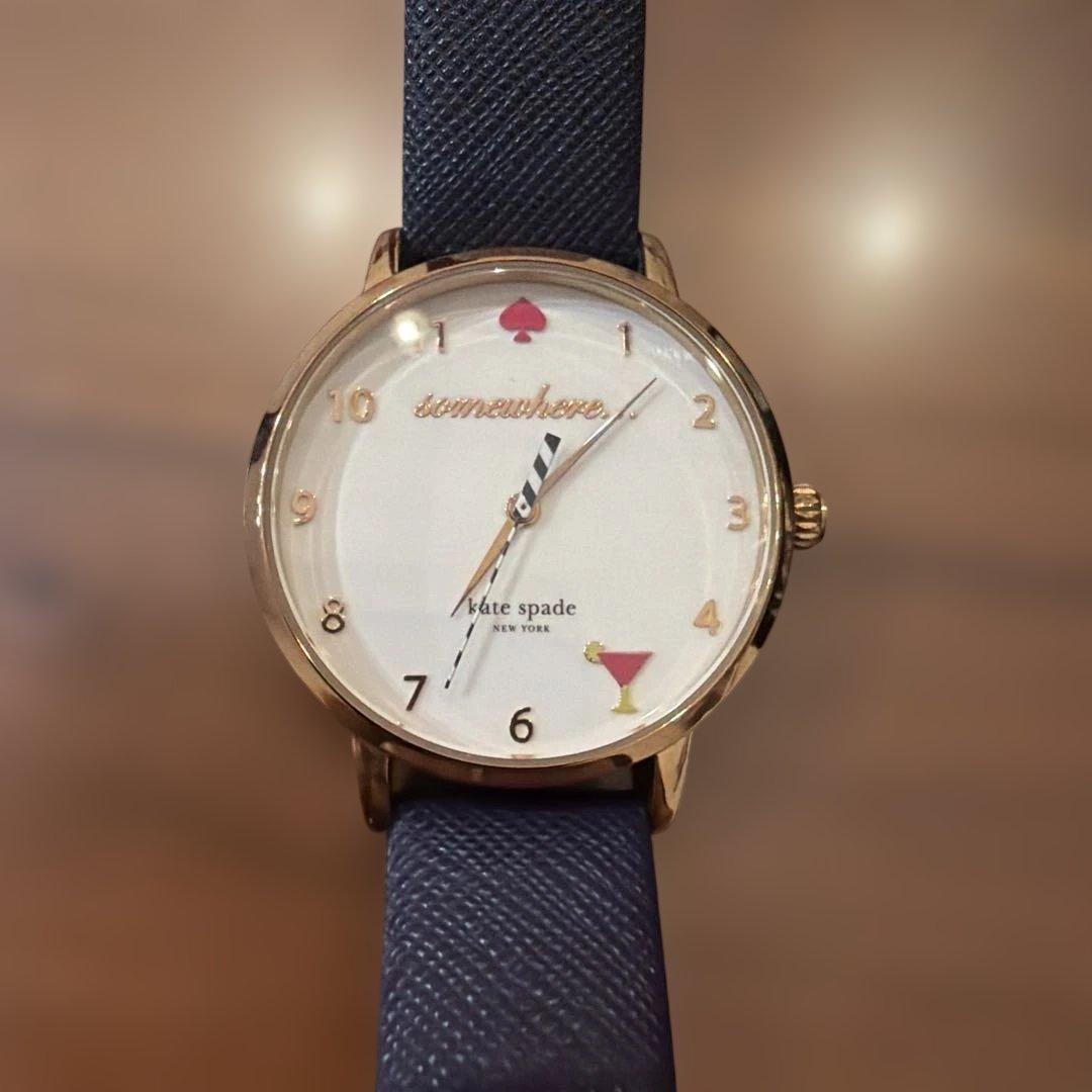 Used kate spade NEW YORK watch navy