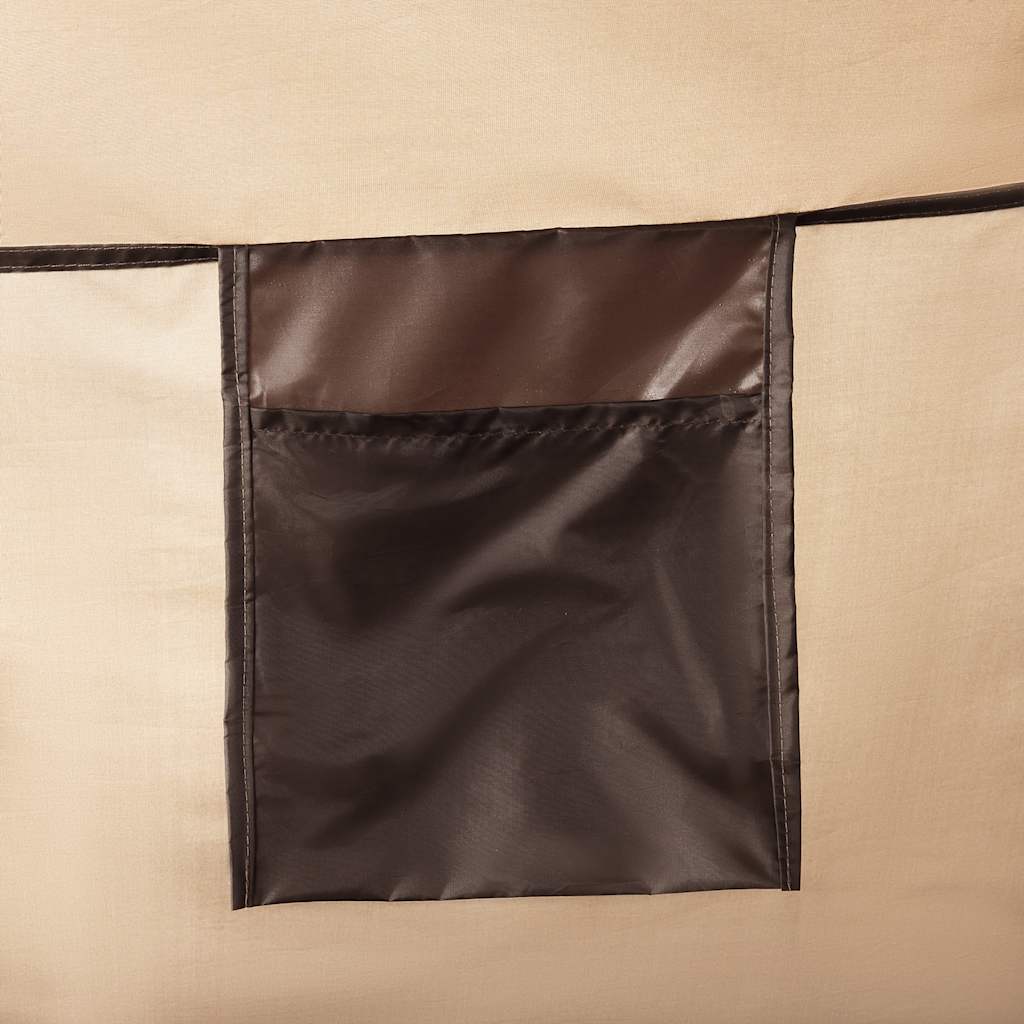 Fishing Tent for 4 People Brown Quick Release