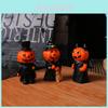 Halloween Mini-Kürbis Dämon Figuren Set Mit Harz Handwerk Für Haus Party Dekor