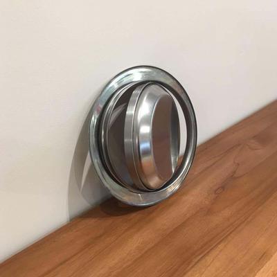 Tapa moderna de cubo de basura de acero inoxidable para espacios del hogar y la oficina