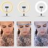 Y5GD 10in LED Ring Lamp with Tripod Stand and Cellphone Holder Selfie Fill Light