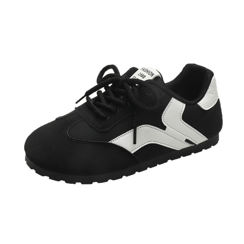 Dexun shoes women's 2025 new summer flat-bottomed versatile puff shoes casual retro sports single shoes Forrest Gump shoes