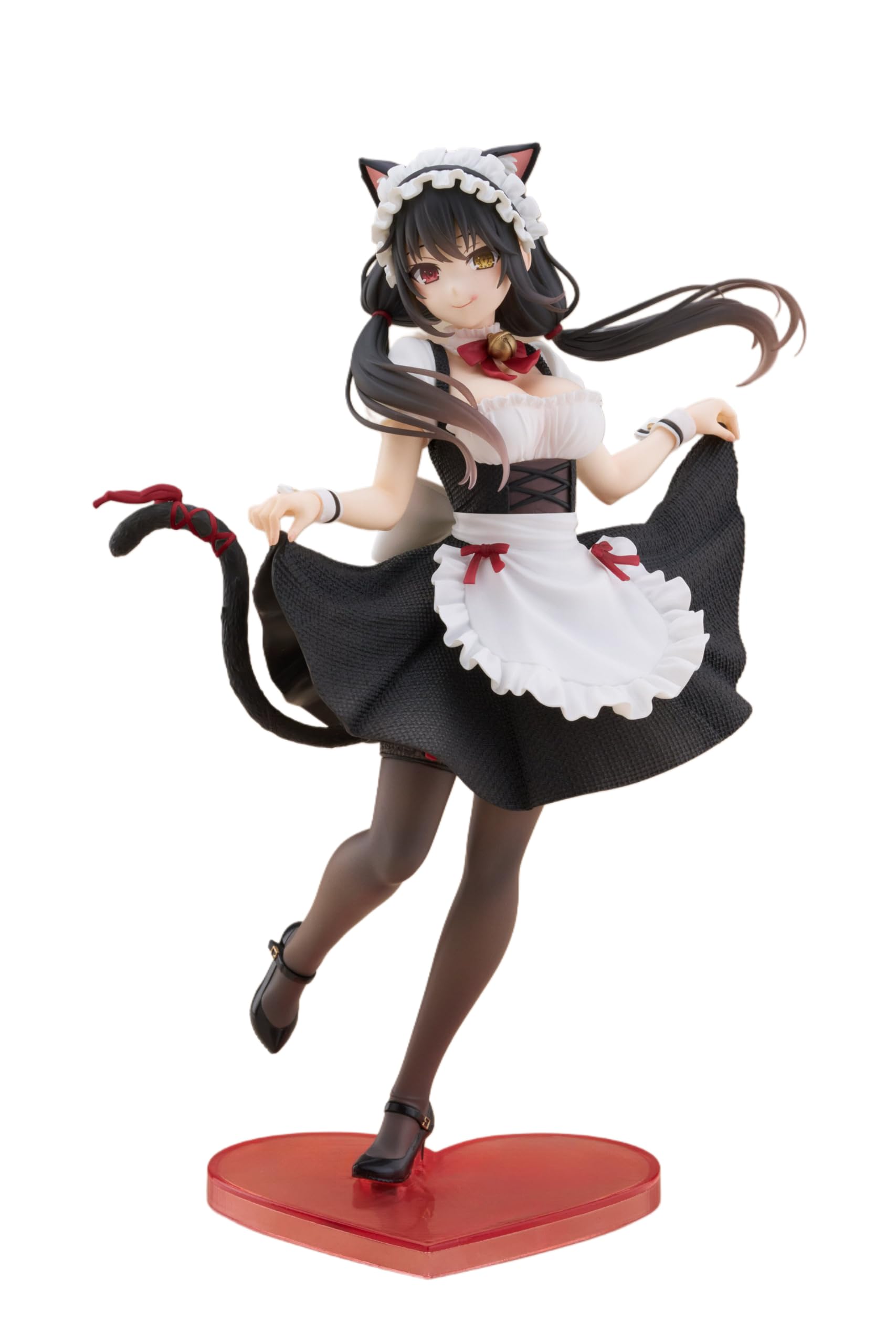 Date A Live V Coreful Kurumi Tokisaki Maid Figure ~Cat-Eared Ver.~ чёрный
