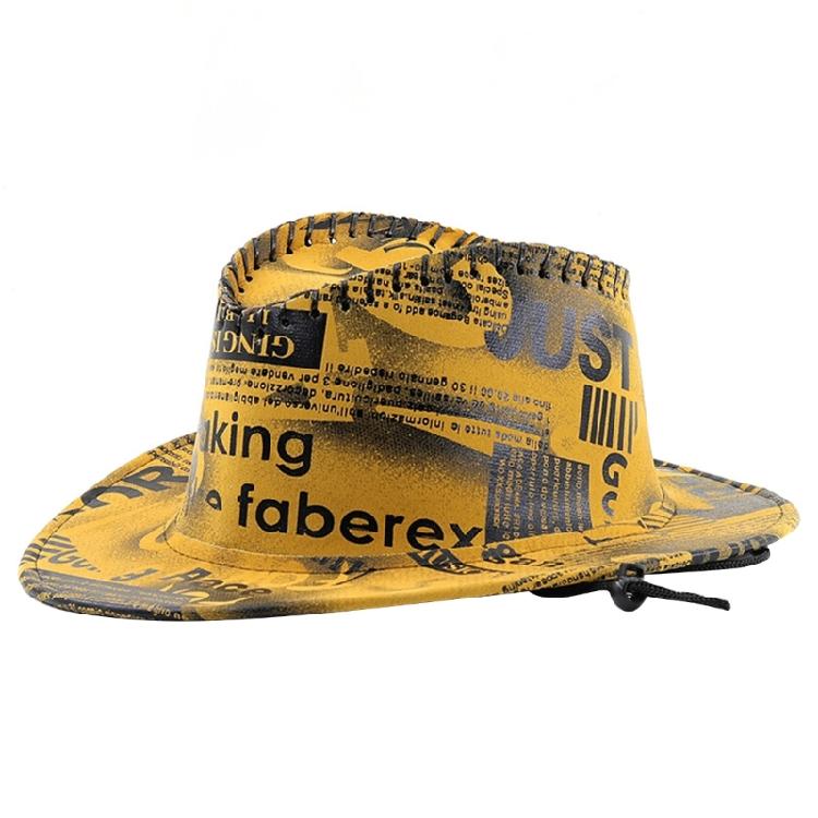 Модные Ковбойские Шляпы с Завернутыми Полями Этнический Стиль Женские Шляпы для Банкетов и Вечеринок Западный Стиль