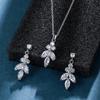 High-Quality Women's European and American Jewelry Set: Simple Necklace and Earrings