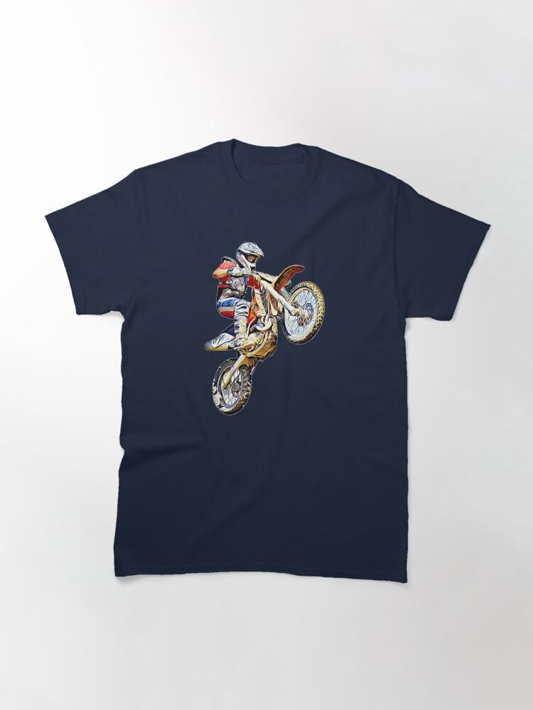 Dirt Bike Jump or Motocross Jump Mx or Motorcycle Jump Classic TShirt 2026 Summer Men Women Cotton Oversized Breathable Tshirt