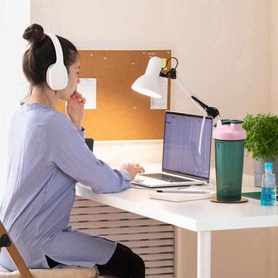 Proteinpulver Shaker med Miksekule 600ml Bærbar Shakerkopp med Bred Åpning for Enkel Miksing Whey Protein Shakerflaske for Shakes Kosttilskudd