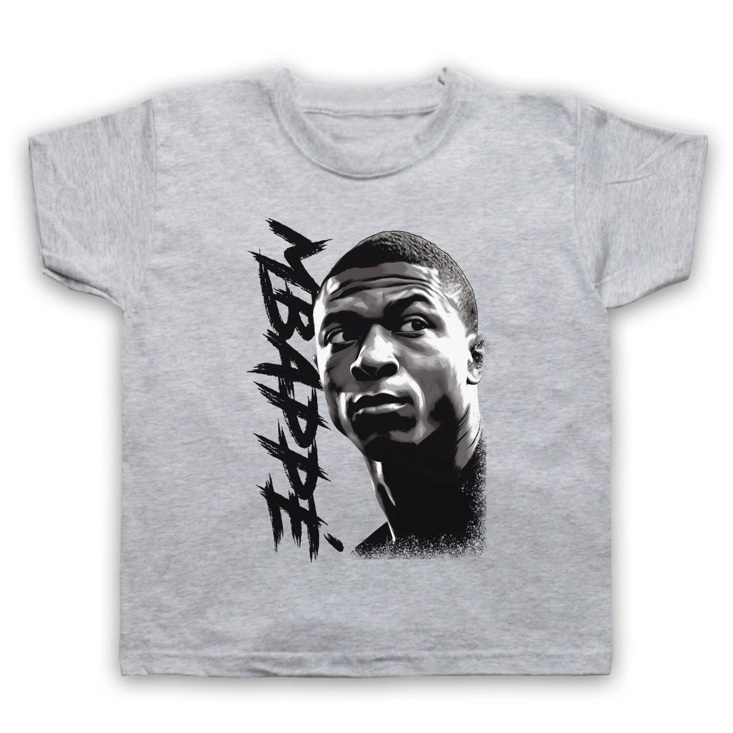 KYLIAN ИЛЛЮСТРАЦИЯ ФУТБОЛ ГЕРОЙ ФУТБОЛА МБАППЕ ДЕТСКАЯ ДЕТСКАЯ ФУТБОЛКА МБАППЕ 120