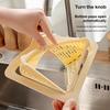 Sink Swan Drain Basket Household Magnetic Kitchen Vegetable Washing Multi-functional Pool Triangular Plastic Water Filter Rack
