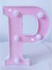 Pink LED Letter Light for Celebrations and Proposals