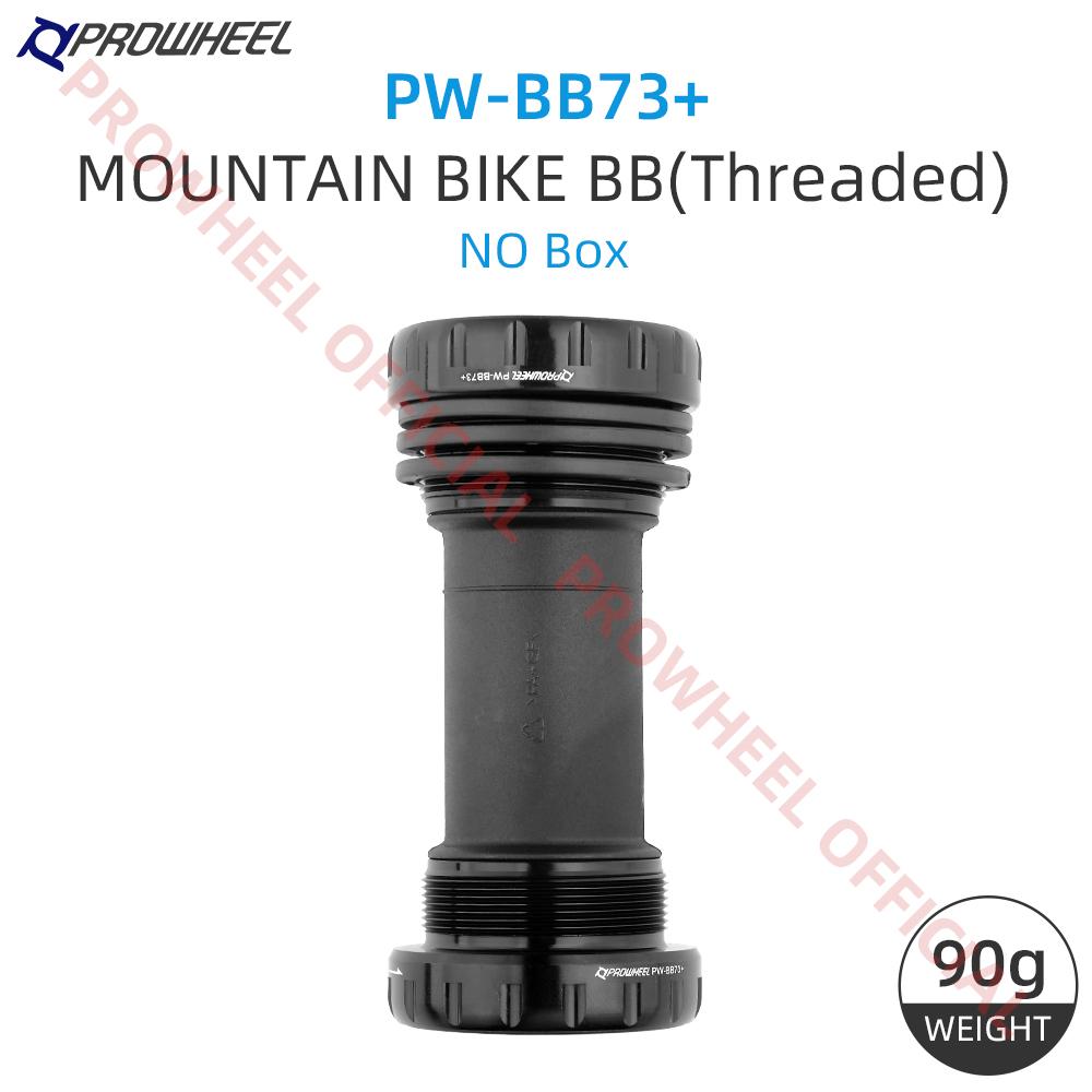 PROWHEEL Bicycle Bottom Bracket RBB68+ MBB73+ MBB68+ BB73+ Threaded Bottom Bracket MTB Bike Bearing MTB Sealed Bearing BB Part