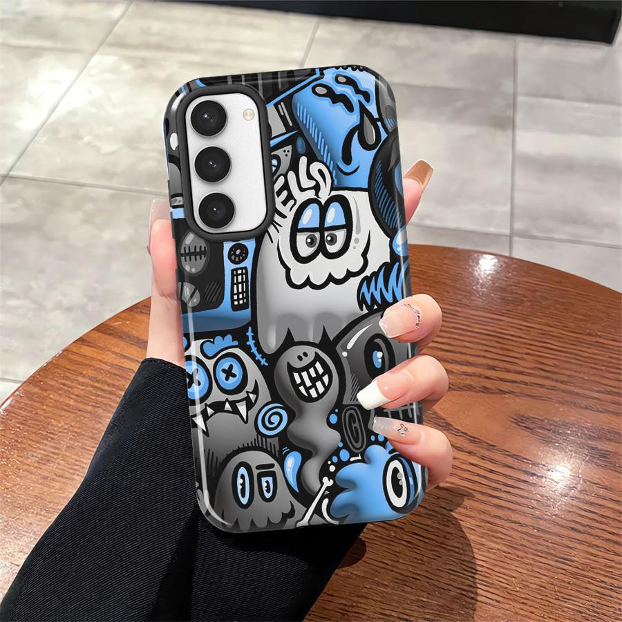 

Graffiti Style Soft Cover Capa Phone Case for Samsung Galaxy S25 S24 Ultra A56 S25Ultra A36 S20 FE S23 A16 A26 S23Ultra Galaxy S24 Ultra