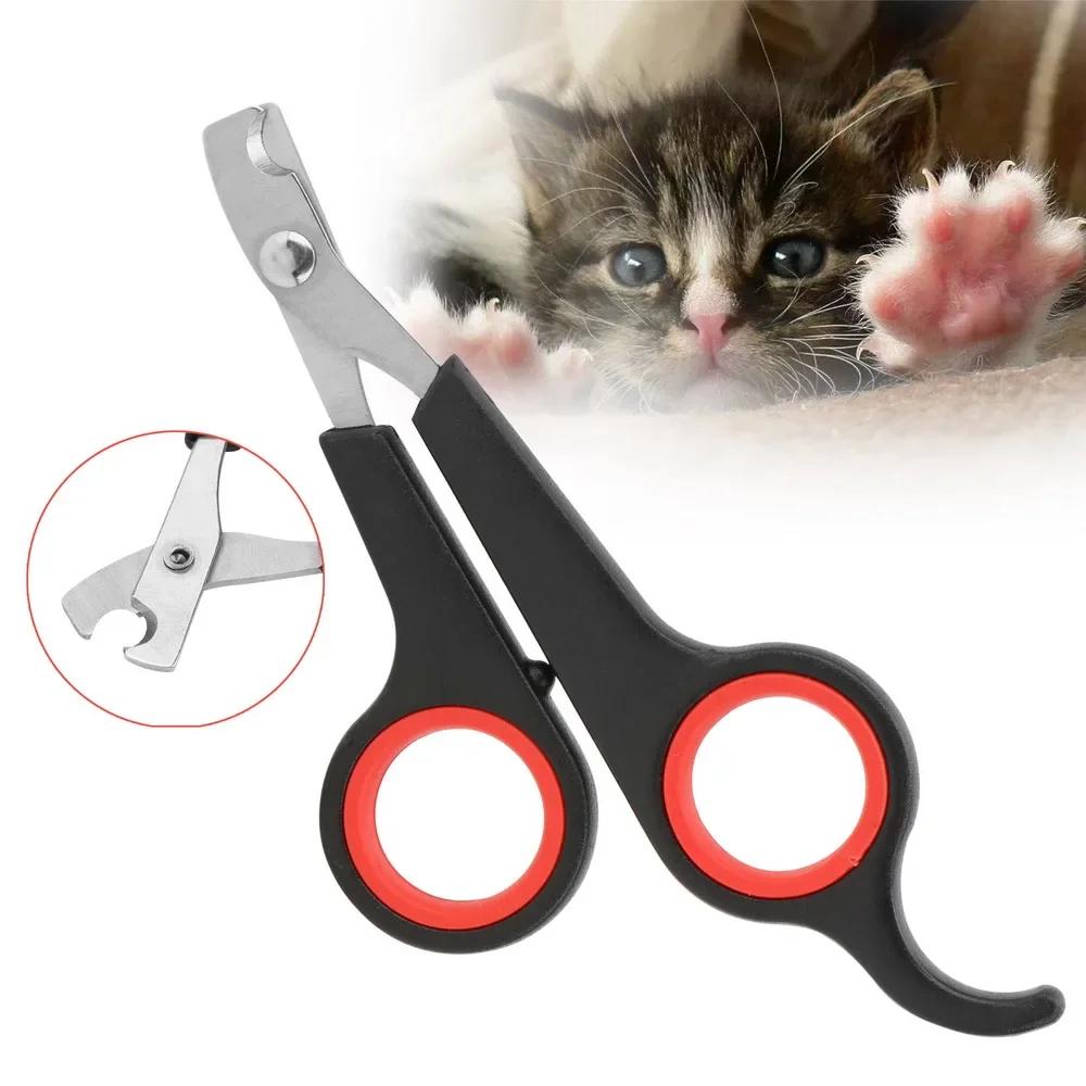 Pet Toe Care, Cats Dogs Claw Nail Scissors, Cat Dog Grooming Nail Clippers, Puppy Nail Clipper Trimmer, Stainless Steel