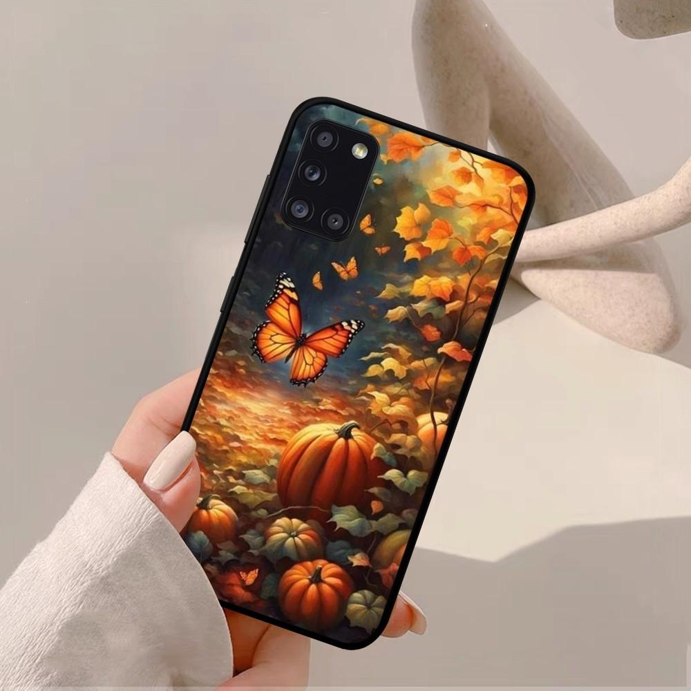 Pumpkin Happy Fall Autumn Phone Case For Samsung A 10 11 12 13 20 21 22 30 31 32 40 51 52 53 70 71 72 73 91 13 Shell