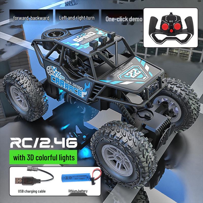 Rechargeable Remote Control Off-road Car for Kids - Four-Channel Electric Toy Gift