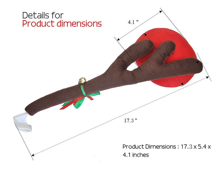 Car Christmas Reindeer Antler Costume Kit