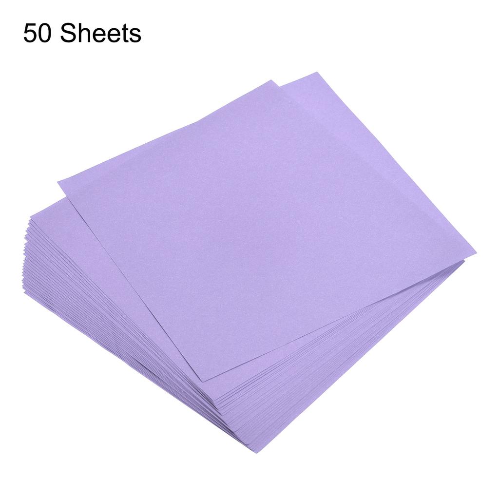 Uxcell 50 Blatt Origami-Papier 15x15cm Doppelseitig Quadratische Faltpapiere für Kunsthandwerk Geschenke Scrapbooking Deko DIY Handarbeit