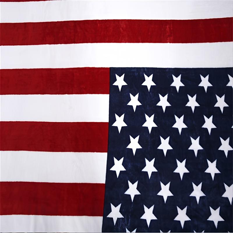 Amerikaanse Vlag Bed Bank Deken Machine Wasbare Bankhoes Zacht Flanel Warm Pluche Bed Gooi Deken Reizen Beddengoed Deken