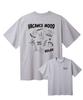 BEMIGHTY Vacation Drawing Oversized Short Sleeve T-Shirt [Melan Grey]