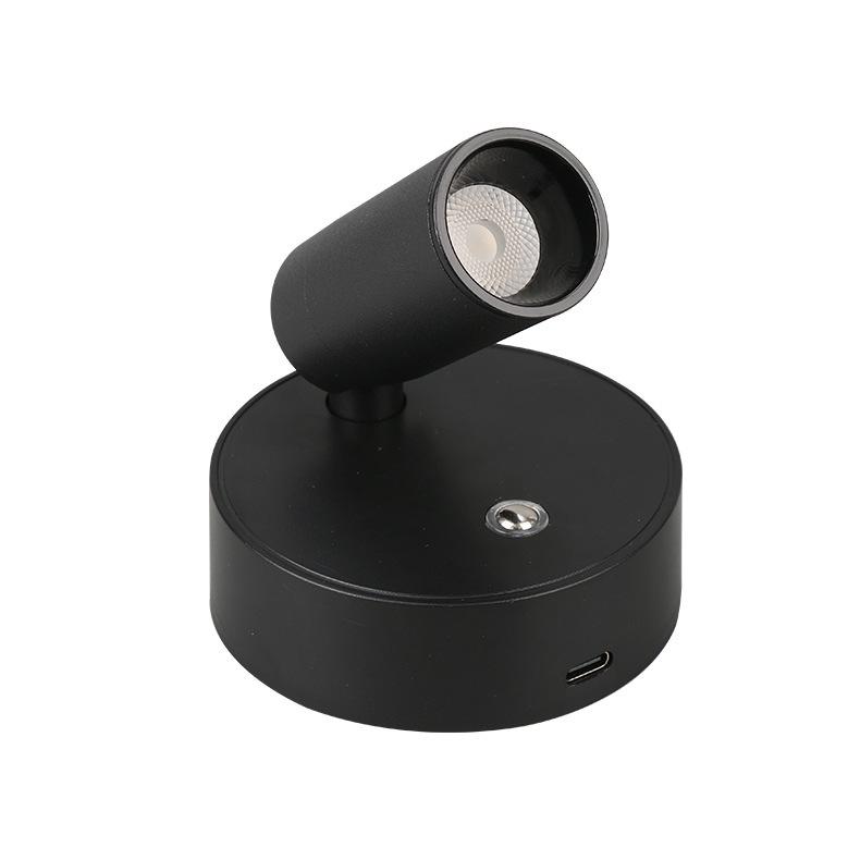 Dimmable Wireless Magnetic Wall Lamp – No Drilling, Bedside & Reading Light, Bedroom Spotlight