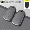 Zinc Alloy Genuine Leather Auto Key Fob Housing Cover Case Fit For Cadillac Ats Ct6 Cts Dts Xt5 Escalade Esv Srx Sts Xts Elr 2014 - Accessory