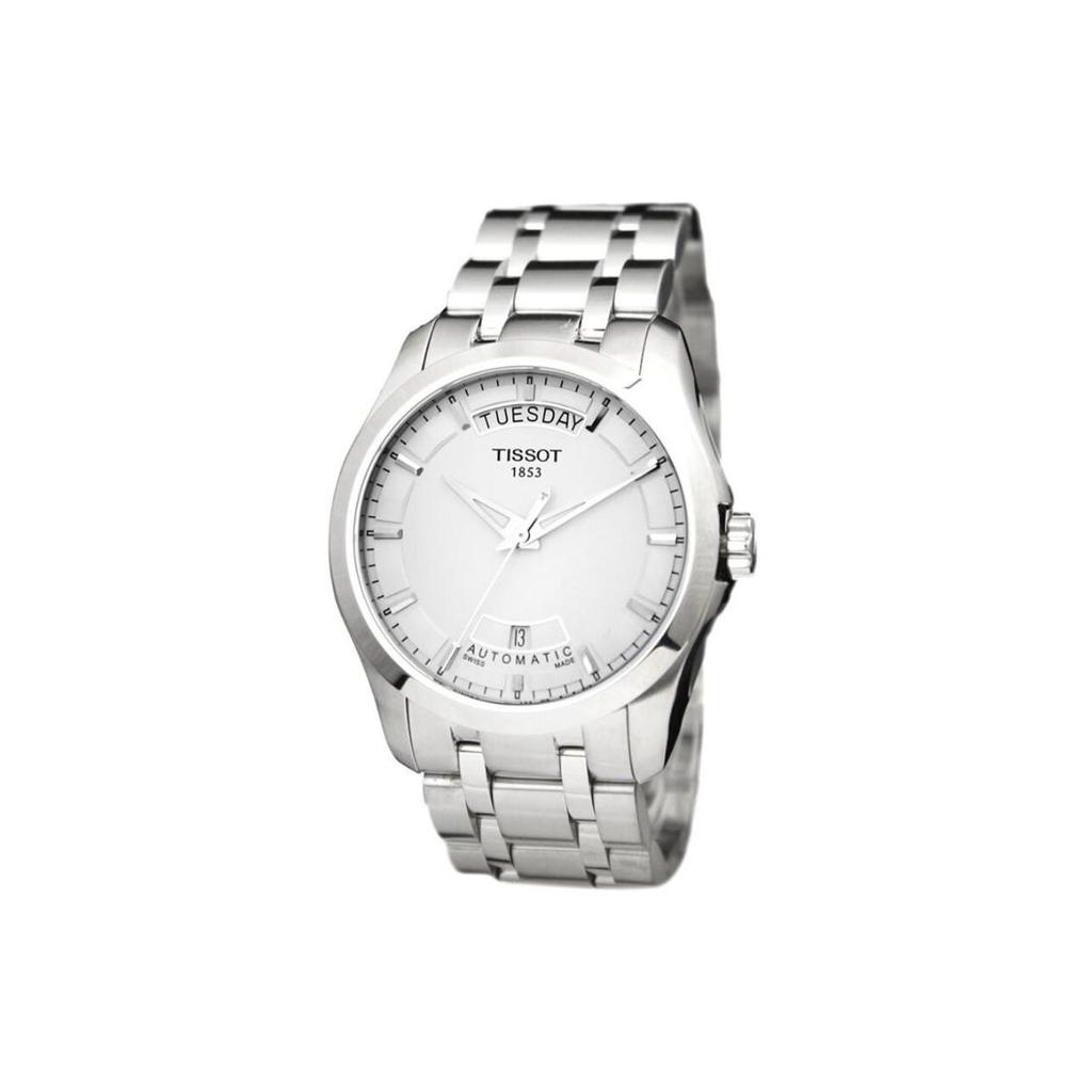 TISSOT Kutu Collection Automatic Mechanical Movement 100m Water Resistance Men's Watches Watch 39mm White Dial T035.407.11.031.00