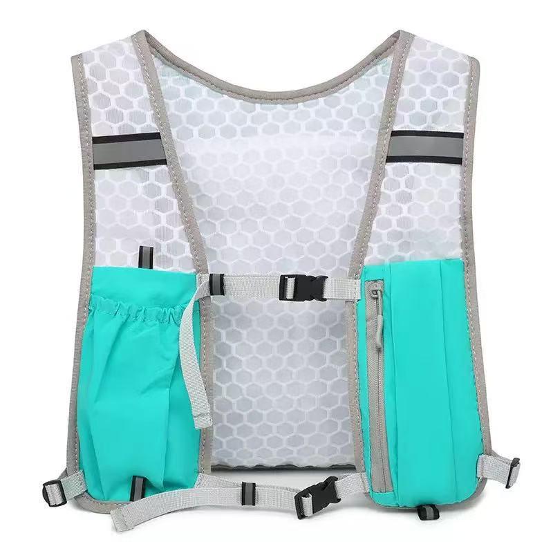 Breathable Multi-Pocket Sports Vest for Outdoor Running and Hiking