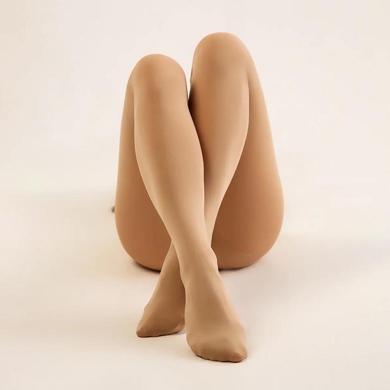 Seamless Crotch Pantyhose Women Seamless Tights No Seam Pantyhose Opaque Tights Nylon Slim Tights Basic Date Party Tight Long Stockings