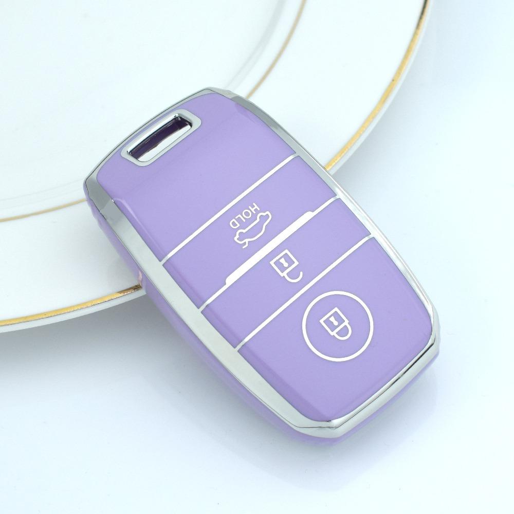 3 Buttons Tpu Car Remote Key Case Cover Shell Fob For Kia Sportage Cerato Optima K2 K3 K4 K5 Rio Picanto Soul Sorento Sedona
