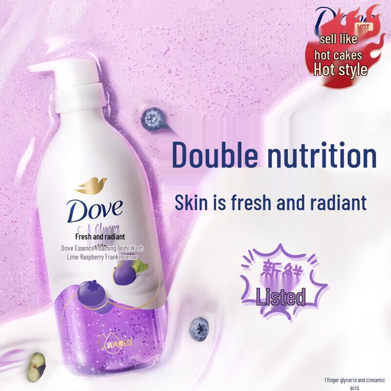 Гель для душа Dove Свежий лайм и кокос