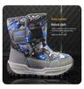 Jungen Winter 2025 High-Top Schneestiefel mit dickem Plüschfutter - Outdoor Baumwollstiefel für Kinder