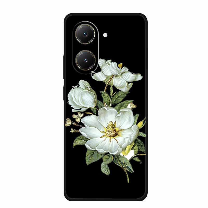 Black Silicone Case For Xiaomi Poco X7 Pro M7 4G Plus Case Cartoon Soft TPU Back Cover For Poco C71 Redmi A5 4G Phone Case C 71