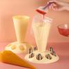 Durable Pastry Bag Stand Convenient Cake Nozzle Base Piping Bag Holder  Home