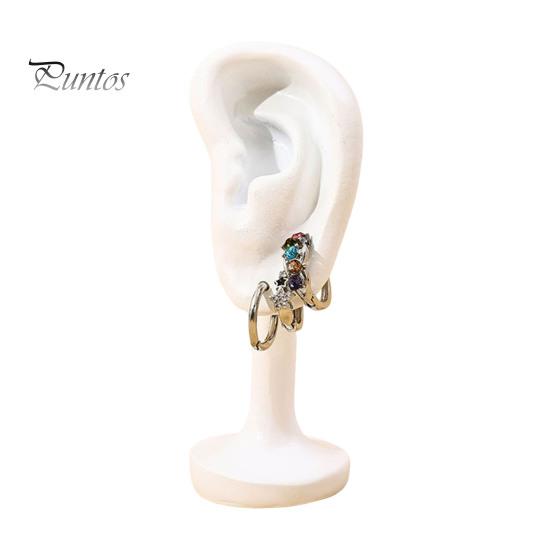 Stylish Earring Holder Human Ear Earrings Holder, 3D Printed Stand, Shape Countertop Jewelry Hanger Display Stand for Dresser Organizer