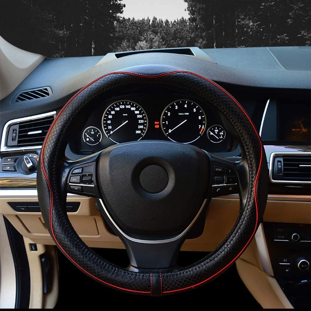 Hengshao Lenkrad Klein Original Passt für Kei und Standard Universeller Lenkradschutz mit Blau 3D Bequem zum Antibakteriellen und Geruch