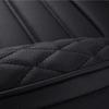 Black & White Faux Leather Car Seat Covers - Universal Fit, Lumbar Support, Waterproof, Anti-Slip, Durable for Cars, SUVs, Truck
