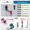 HEIGHTEN 42mm Reel Handle with 21mm Compatible with Shimano and Daiwa Spinning Reels Gourd Series Knob, [Light Game/Stream Fishing] (Wine Red)