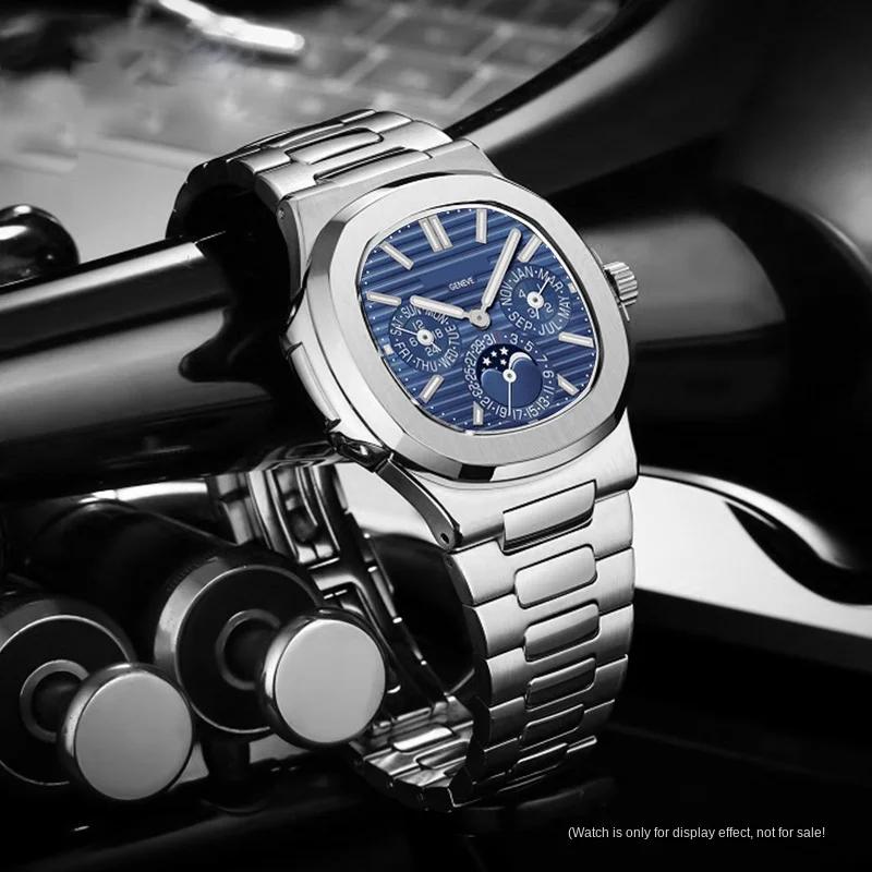 UMA Pulseira de Aço Inoxidável Para Patek Philippe PP 316L Nautilus masculina série 5711/1A010 Bracelete 25*13MM boca convexa Pulseira de relógioMN