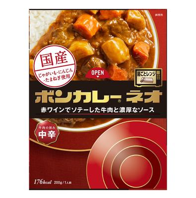 Bon Curry Otsuka Foods Bon Curry Neo Beef Flavor Medium Spicy 200g X 5 Packs
