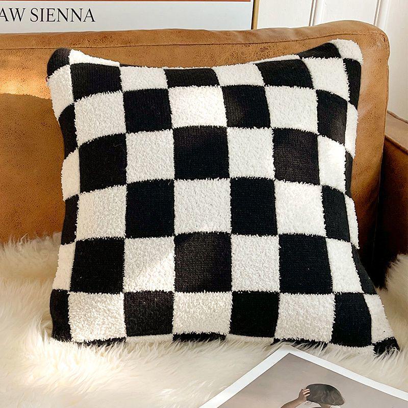 Nordic Retro Houndstooth Sofa Cushion Pillow for Living Room or Bedroom
