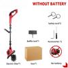 4000W Electric Tiller Cultivator Cordless Portable Grass Trimmer Garden Agricultural Soil Loosening Power Tool